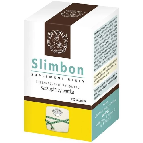 Slimbon, 120 kapsułek - Kompozycja składników wspierających zachowanie szczupłej sylwetki