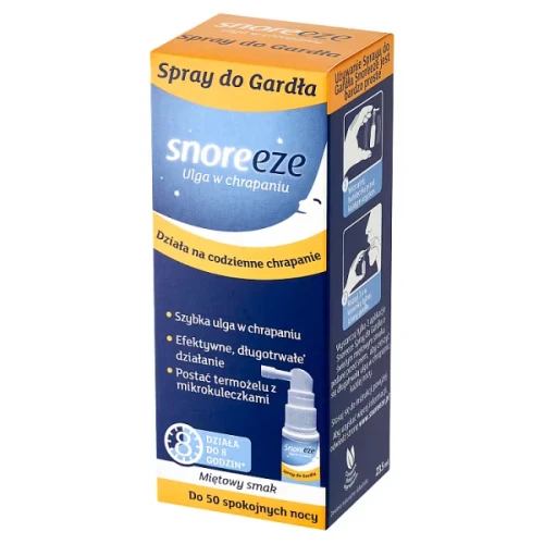Snoreeze Spray do gardła, 23.5 ml - Spray na chrapanie
