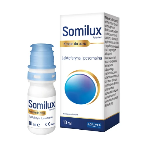 Somilux Krople do oczu, 10 ml - Krople nawilżające do oczu