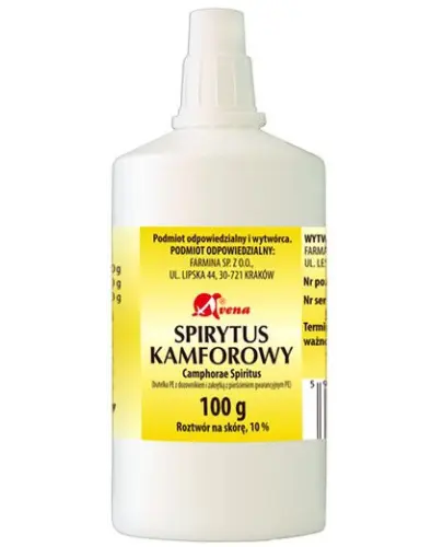 Avena Spirytus Kamforowy, 100 g - Lek do nacierań, przynosi ulgę w bólu