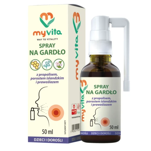 MyVita Spray na gardło dla dzieci i dorosłych 50 ml