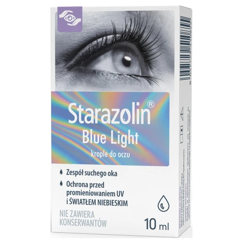 Starazolin Blue Light Krople do oczu, 10 ml - Krople nawilżające do oczu