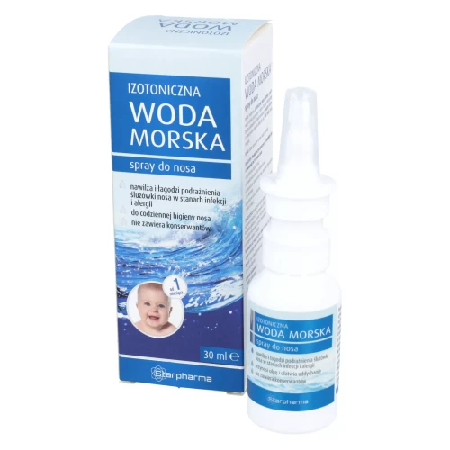 Starpharma Woda morska izotoniczna, 30 ml - Do codziennej higieny nosa