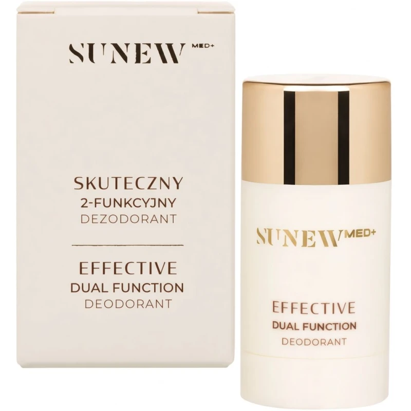 SunewMed+ Skuteczny dezodorant 2-funkcyjny, 6 g - Ochrona i pielęgnacja bez alkoholu