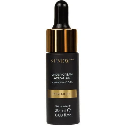 SunewMed+ ESSENCE+ Aktywator pod krem do twarzy i pod oczy, 20 ml - Serum nawilżające i wygładzające ze śluzem ślimaka