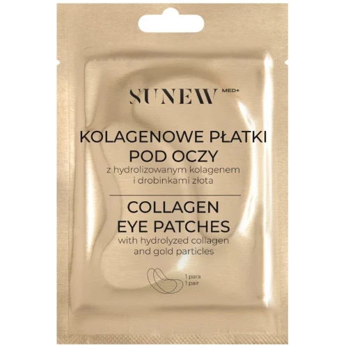 SunewMed+ Kolagenowe płatki pod oczy, 1 para - Na cienie, worki i zmarszczki - z efektem liftingu i wygładzenia