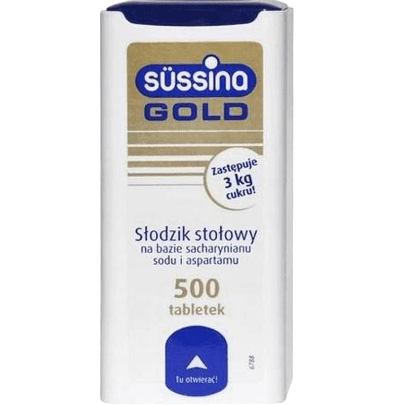 Sussina Gold Słodzik stołowy, 500 tabletek