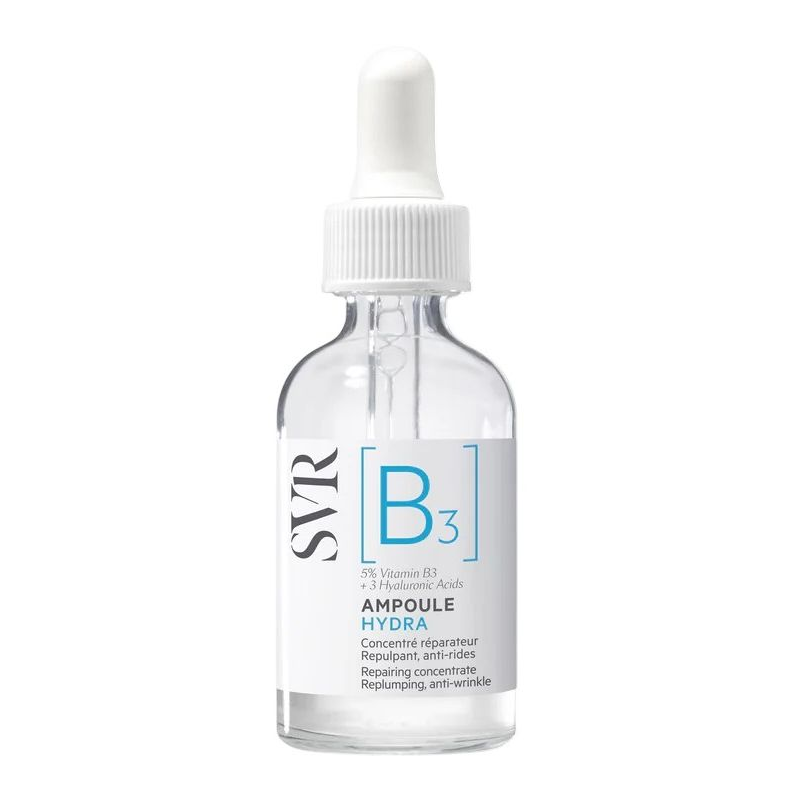 SVR Ampoule B3 Hydra Nawilżające serum B3 w ampułce, 30 ml - Skoncentrowane serum ujędrniające i regenerujące o działaniu przeciwzmarszczkowym