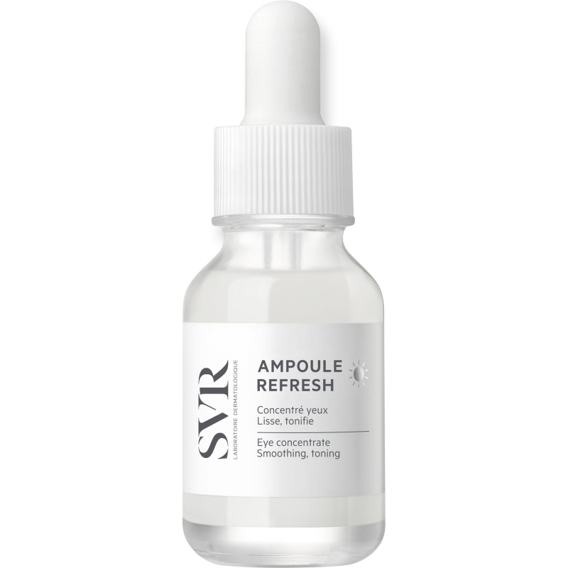 SVR Ampoule Refresh Skoncentrowane serum pod oczy, 15 ml - Skoncentrowane serum pod oczy o działaniu wygłądzającym i wzmacniającym