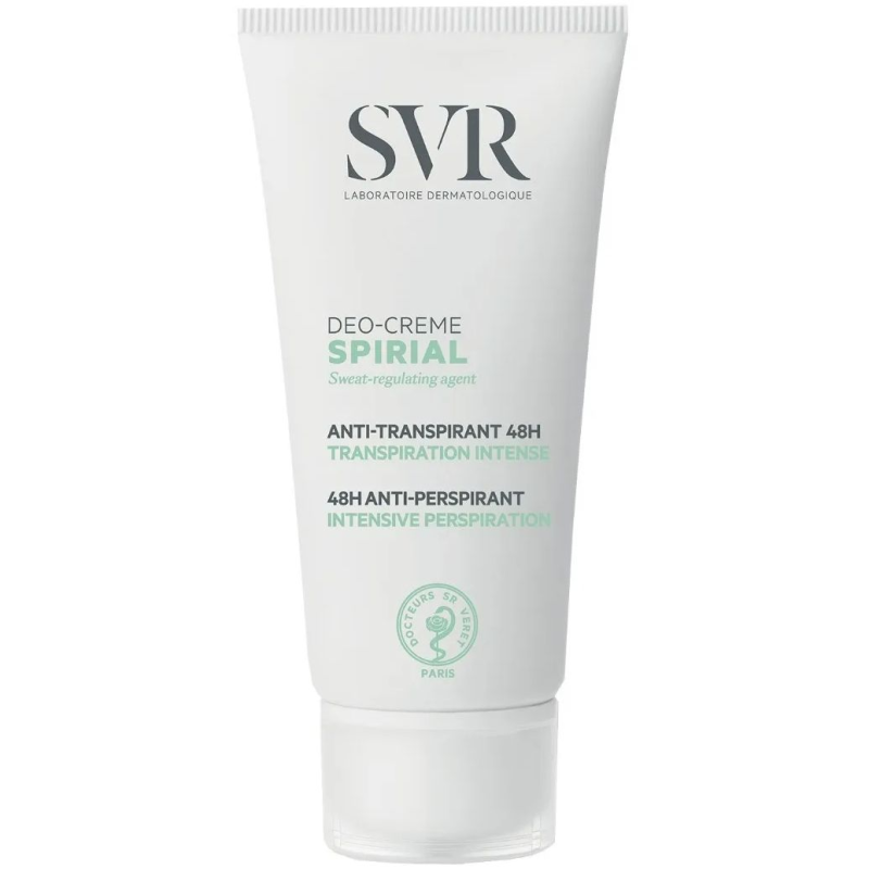 SVR Spirial Deo-Creme Antyperspirant w kremie, 50 ml - Antyperspirant w kremie zapewniający ochronę przez 48 godzin