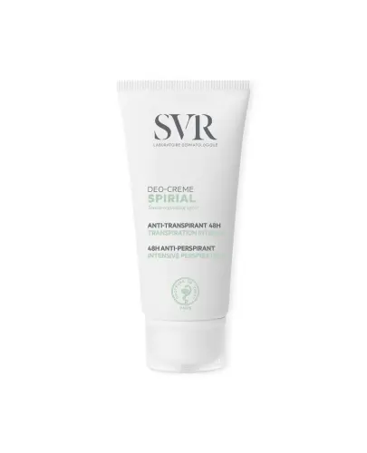 SVR Spirial Deo-Creme Antyperspirant w kremie, 50 ml - Antyperspirant w kremie zapewniający ochronę przez 48 godzin