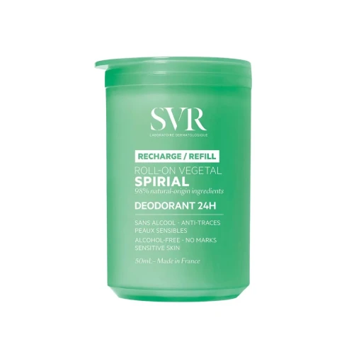 SVR Spirial Refill Végétal Roll-On, 50 ml - Naturalny antyperspirant w kulce z probiotykami