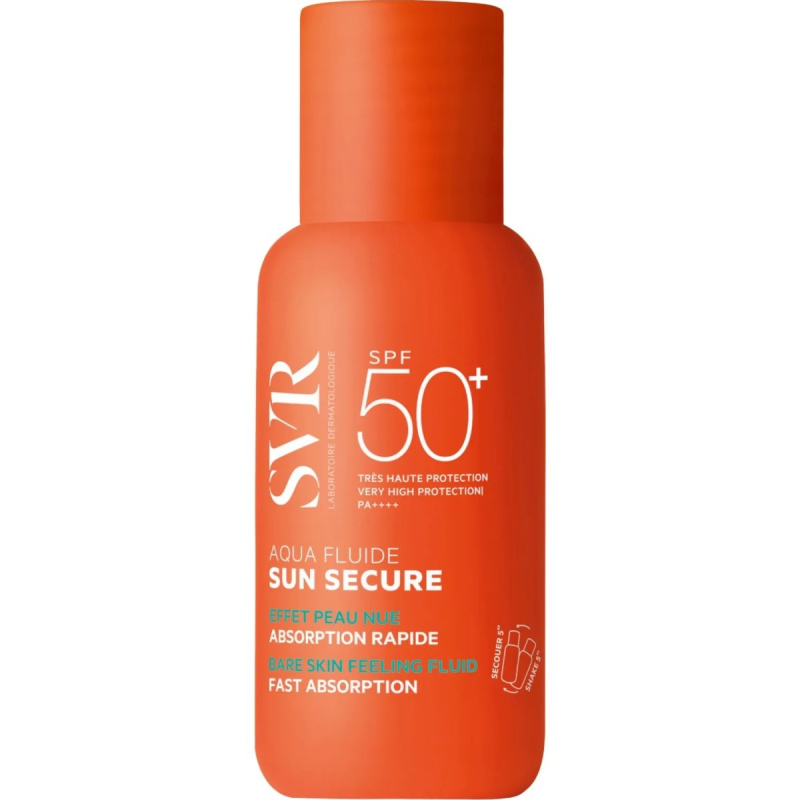 SVR Sun Secure Aqua Fluide SPF 50+, 50 ml - Z wysoką ochroną UVA i UVB