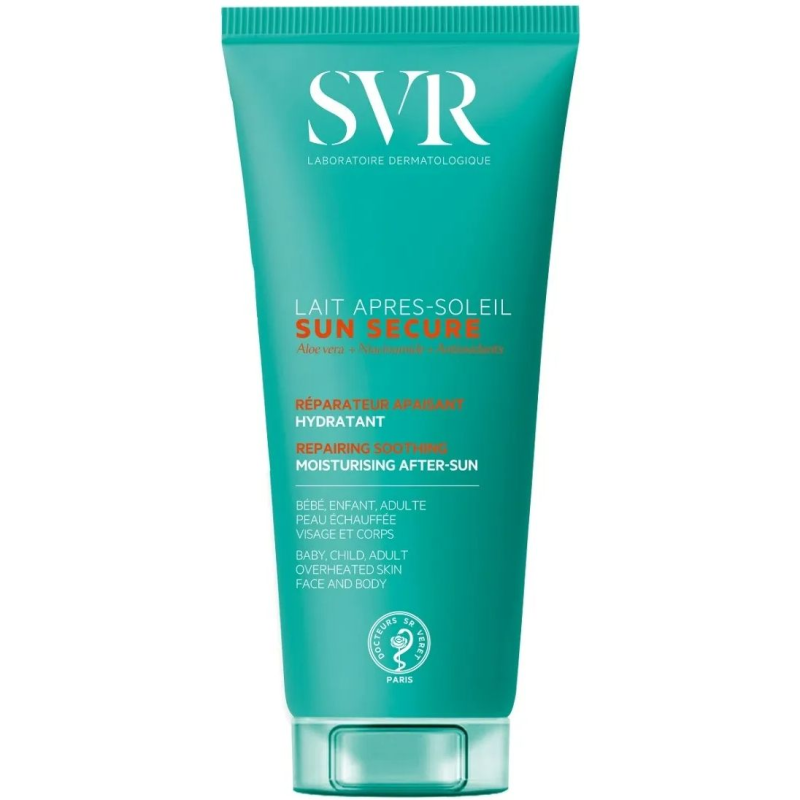 SVR Sun Secure Lait Apres-Soleil mleczko po opalaniu, 200 ml - Nawilżająca pielęgnacja skóry po intensywnej ekspozycji na słońce 