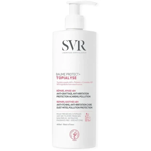 SVR Topialyse Baume Protect+ balsam 400 ml  - Do skóry atopowej lub ze skłonnością do alergii