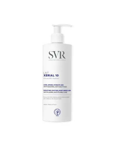 SVR Xerial 10 Lait Intensywnie nawilżające mleczko do ciała, 400 ml - Intensywnie nawilżające mleczko do ciała przywracające komfort skórze suchej
