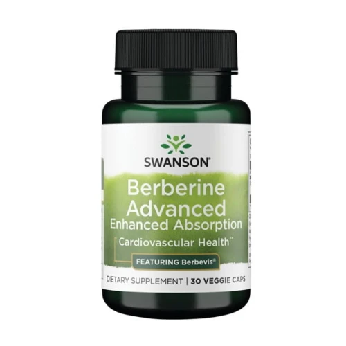 Swanson Berberine Advanced Enhanced Absorption, 30 kapsułek - 1 kapsułka zawiera 550 mg ekstraktu z korzenia berberyny