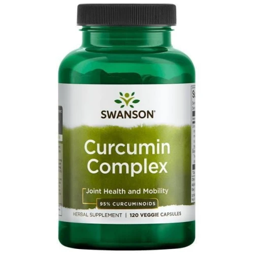 Swanson Curcumin Complex 350 mg, 120 kapsułek - Formuła z kurkuminą i pieprzem czarnym