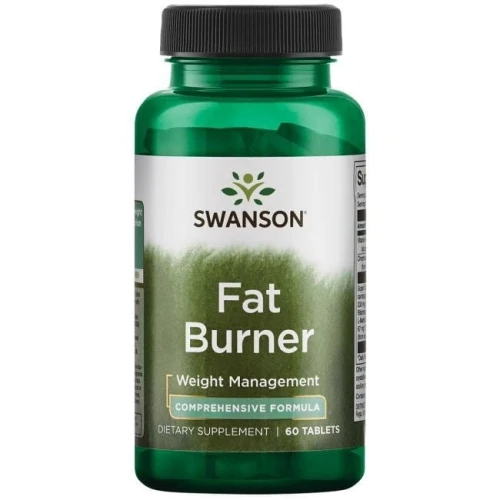 Swanson Fat Burner, 60 tabletek - Spalacz tłuszczu, wspiera walkę z nadwagą