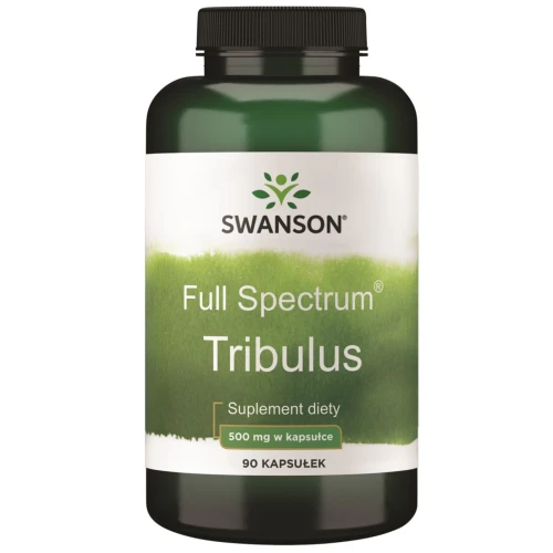 Swanson Full Spectrum Tribulus 500 mg, 90 kapsułek - Energia i siła dla mężczyzn