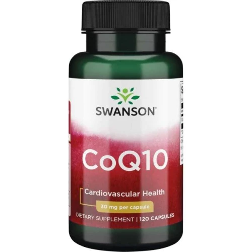 Swanson Koenzym Q10 30 mg, 120 kapsułek - Suplement diety z koenzymem Q10