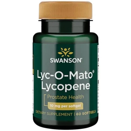Swanson Lyc-O-Mato Likopen 10 mg, 60 kapsułek - Z ekstraktem z pomidora, źródłem likopenu