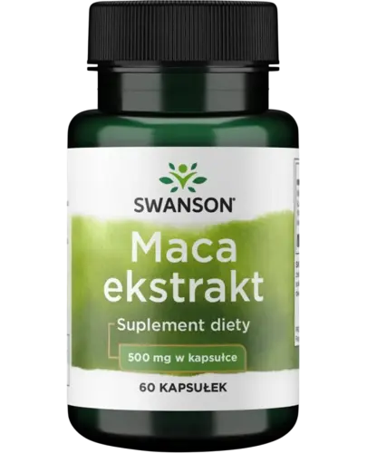 Swanson Maca extract 500 mg, 60 kapsułek - Suplement diety w kapsułkach