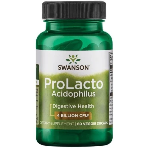 Swanson ProLacto Acidophilus, 60 kapsułek - Probiotyk z prebiotykiem 