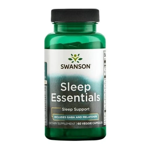 Swanson Sleep Essentials, 60 kapsułek - Kapsułki ze składnikami wspierającymi głęboki i zdrowy sen