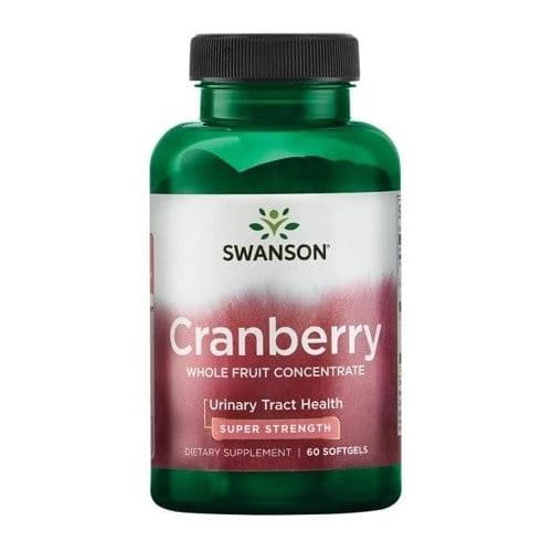 Swanson Cranberry Super Strenght Żurawina 420 mg, 60 kapsułek - Kapsułki z wysoką zawartością żurawiny