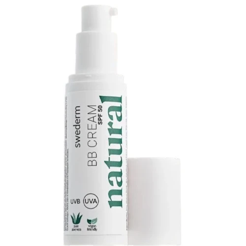 Swederm BB Cream SPF 50, 30 ml - Nawilża, odżywia i wyrównuje koloryt skóry