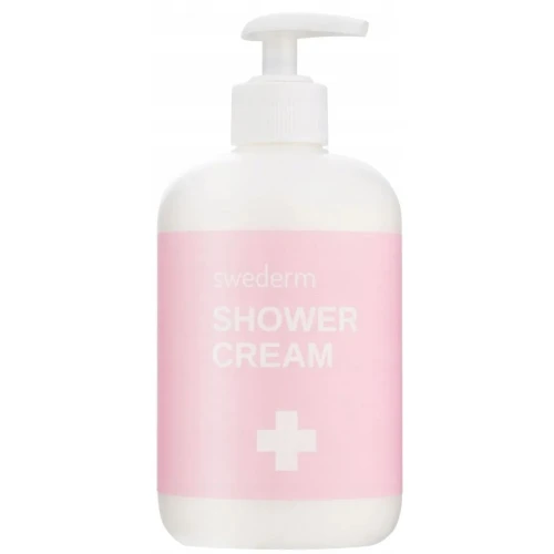 Swederm Shower Cream Krem myjący do ciała, 500 ml - Delikatne oczyszczanie i nawilżenie skóry suchej