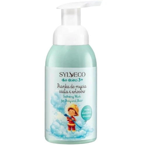 Sylveco Dla Dzieci 3+ Pianka do mycia ciała i włosów Guma Balonowa, 290 ml - Do skóry wrażliwej i delikatnych włosów