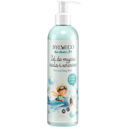 Sylveco Dla Dzieci 3+ Żel do mycia ciała i włosów Guma Balonowa, 300 ml - Łagodna pielęgnacja 2w1