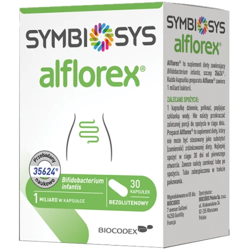 Symbiosys Alflorex, 30 kapsułek - Równowaga jelit na co dzień