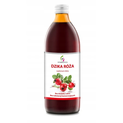 Symbiotics Dzika róża, 500 ml - Bez dodatku cukru i substancji konserwujących