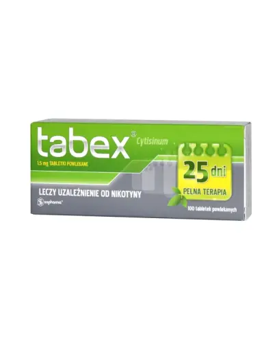 Tabex tabletki, 100 sztuk - Które stosuje się w leczeniu uzależnienia od nikotyny