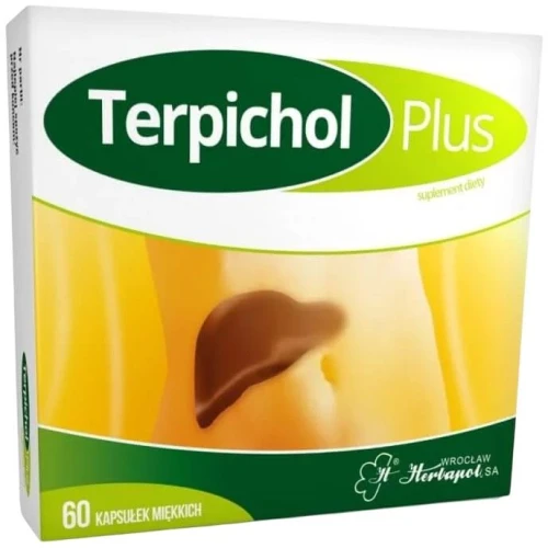 Terpichol Plus, 60 kapsułek - Kompozycja naturalnych terpenów – wsparcie trawienia i wątroby