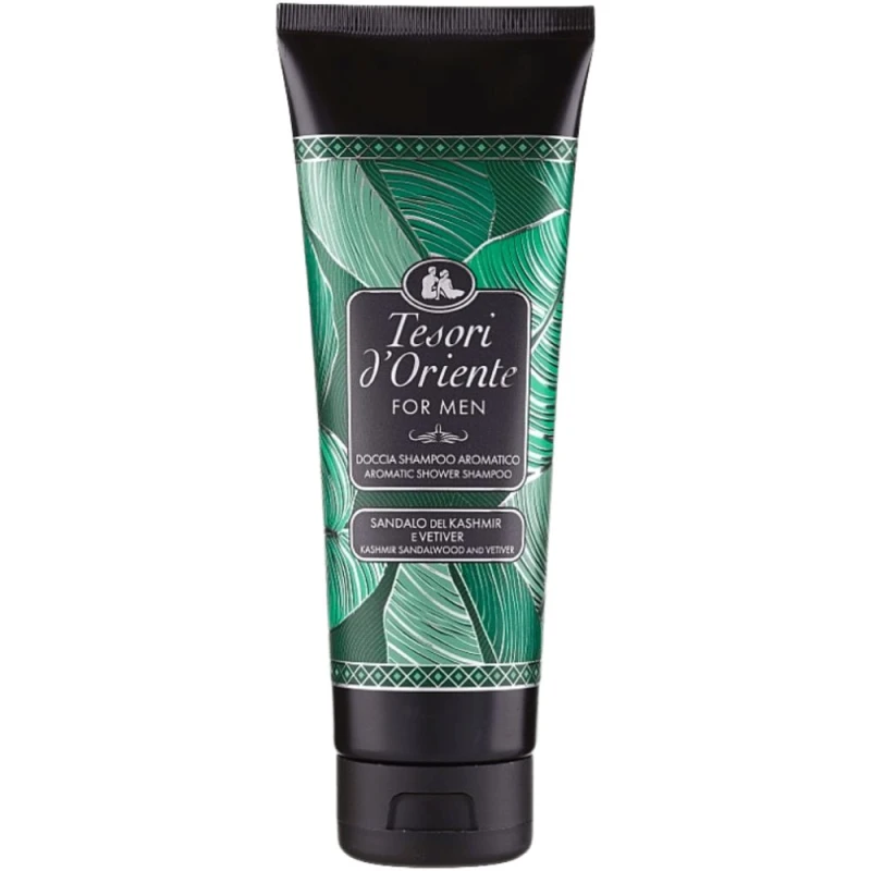 Tesori d'Oriente For Men Sandalwood & Vetiver Żel pod prysznic, 250 ml - Odświeżający z ekstraktem z wetiweru