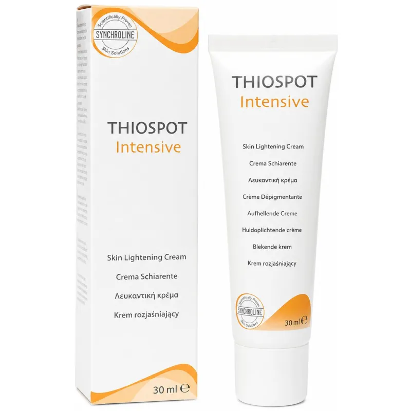 Synchroline Thiospot Intensive Krem na noc do skóry z przebarwieniami, 30 ml - Wspiera redukcję przebarwień i wyrównanie kolorytu