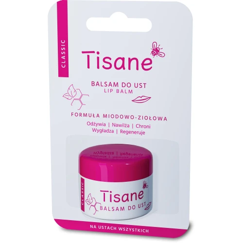 Tisane Classic balsam do ust w słoiczku, 4,7g - Ziołowo-miodowy balsam do ust w słoiczku