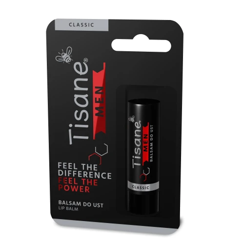 Tisane Classic Men balsam do ust 5,1g - Nawilża, chroni i odżywia męskie wargi