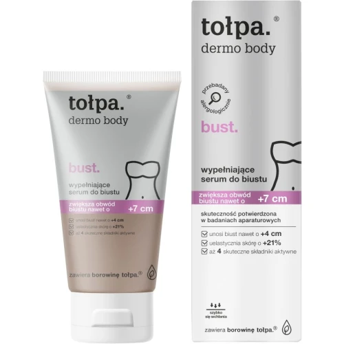 Tołpa Dermo Body Bust Wypełniające serum do biustu, 150 ml - Ujędrniające i modelujące biust