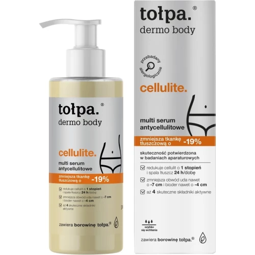 Tołpa Dermo Body Cellulite Multi Serum antycellulitowe, 250 ml - Wyszczupla, redukuje cellulit i modeluje sylwetkę