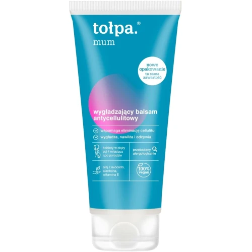 Tołpa Mum Wygładzający balsam antycellulitowy, 200 ml - Dla kobiet w ciąży i po porodzie