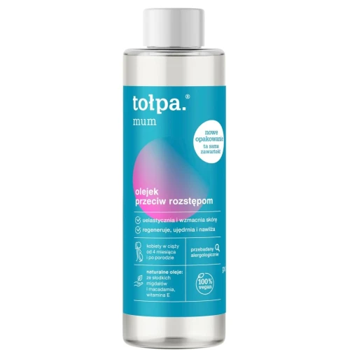 Tołpa Mum Olejek przeciw rozstępom, 200 ml - Da kobiet w ciąży i po porodzie