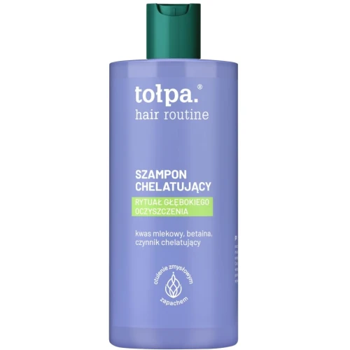 Tołpa Hair Routine Szampon chelatujący, 300 ml - Głębokie oczyszczenie skóry głowy i włosów