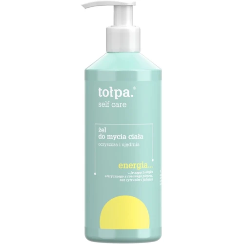 Tołpa Self Care Energia Żel do mycia ciała, 400 ml - Z guaraną i kwiatem pomarańczy