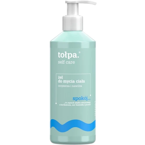 Tołpa Self Care Spokój Żel do mycia ciała, 400 ml - Z olejem migdałowym i ekstraktem z lnu
