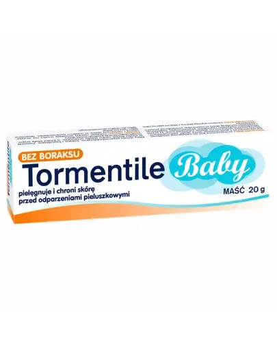 Tormentile Baby maść, 20 g - Pielęgnuje i chroni skórę przed odparzeniami pieluszkowymi.